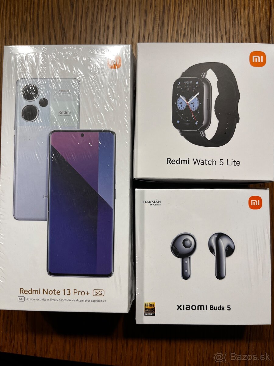 Xiaomi Redmi Note 13 Pro+ 512GB + Buds 5 + Watch 5 Lite