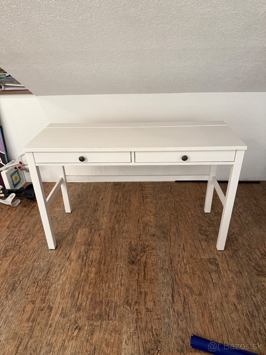 Ikea HEMNES stôl s 2 zásuvkami