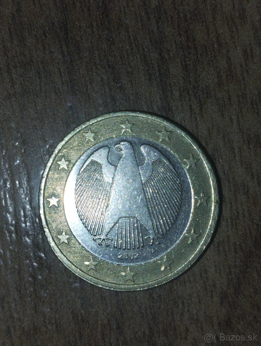 1 euro minca 2002 Nemecko