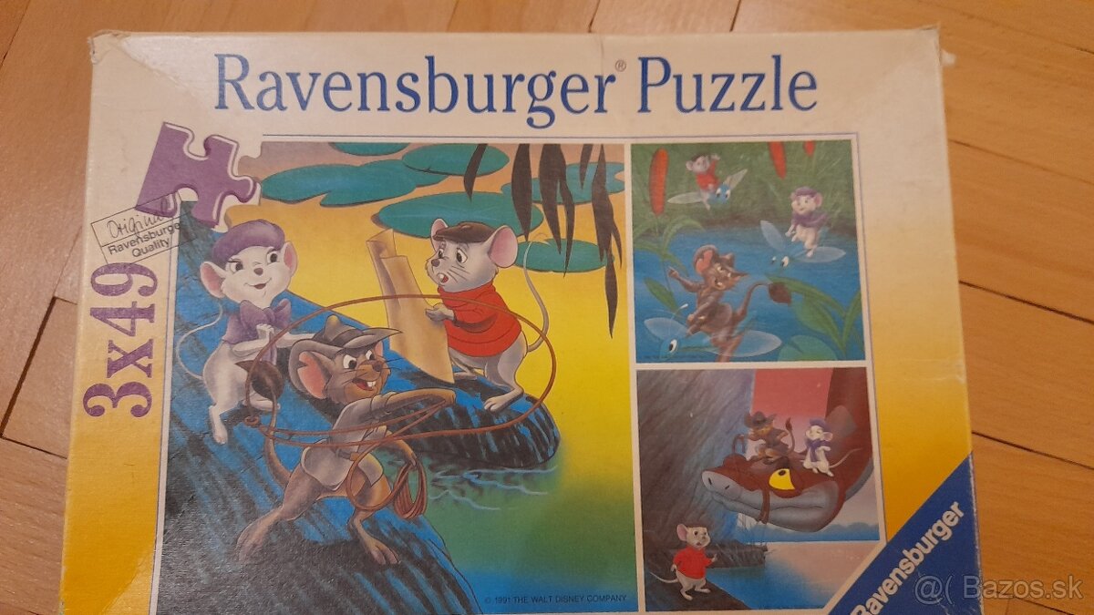 Retro Ravensburger puzzle 3x49