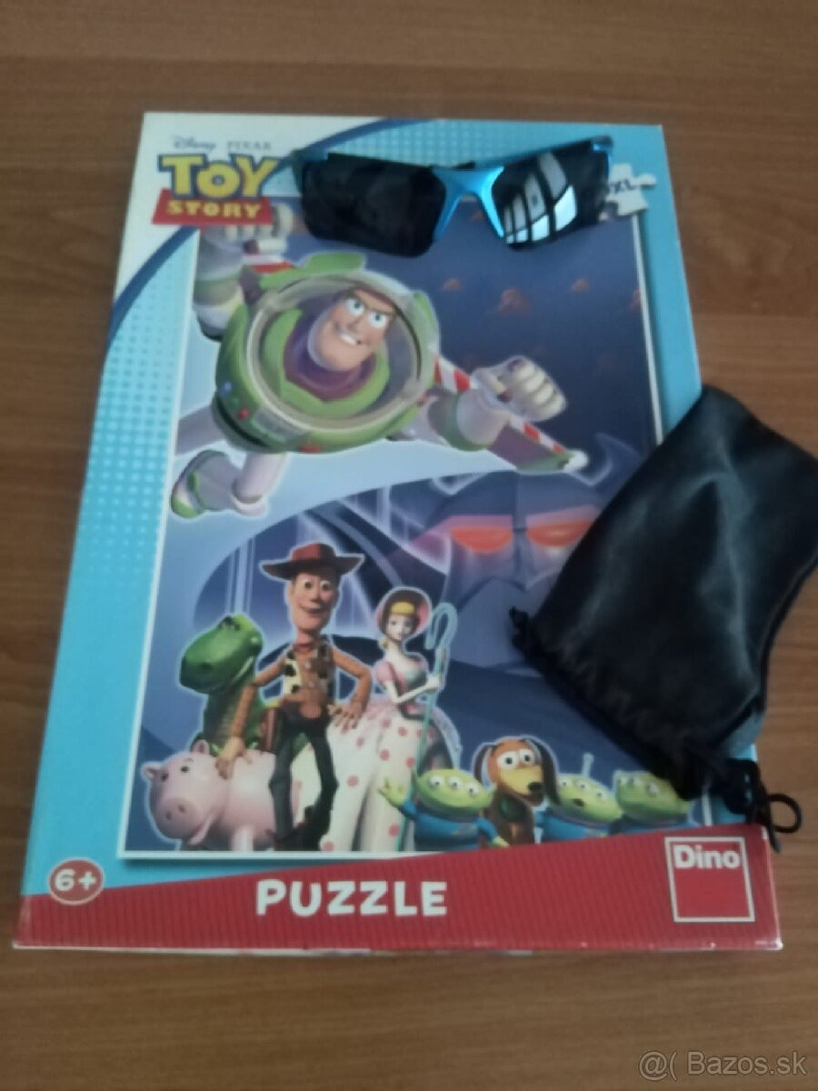 Puzzle TOY STORY + okuliare BuzzLightyear