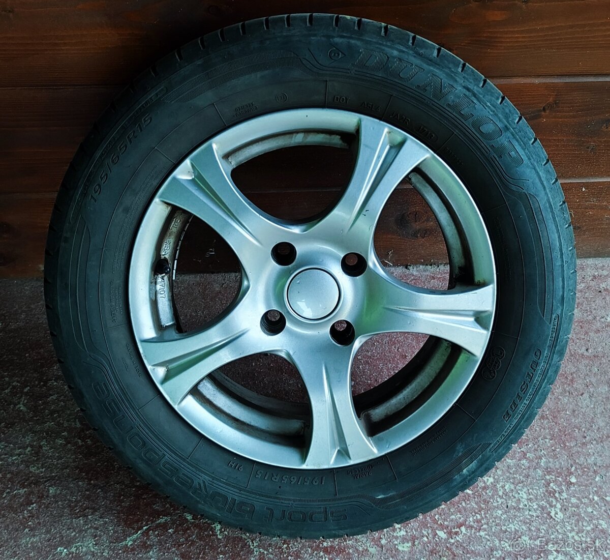 Disky R15 nissan tiida (note) + pneu Dunlop 195/65 R15