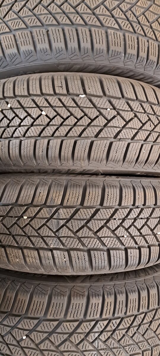 Predám 4ks jazdené zimné 185/65r15-92T Matador