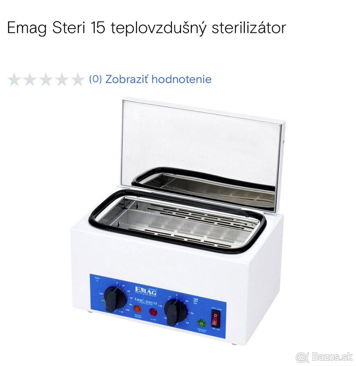 Teplovzdušný sterilizátor EMAG