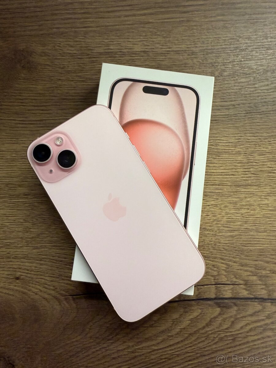 Iphone 15 128gb ružový