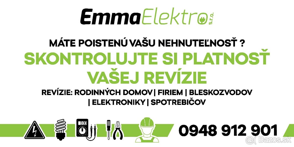 ELEKTRO REVÍZIE - ELEKTROMONTÁŽNE PRÁCE