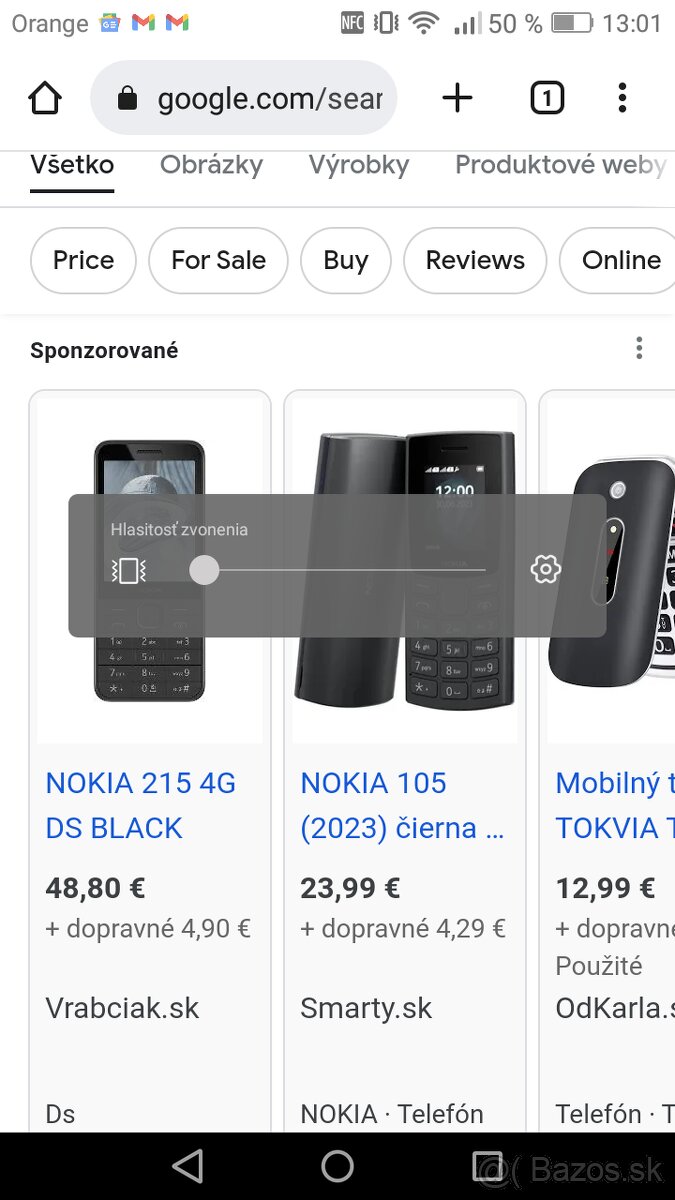 Nokia tlačitkovi mobil