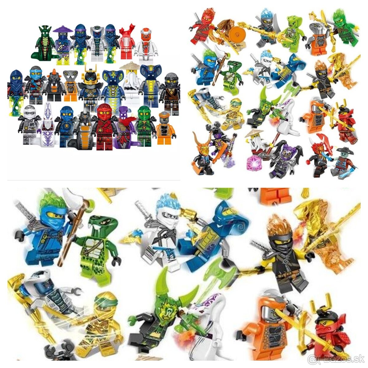 Figurky Ninjago (24ks) typ lego 1 - nove, nehrane