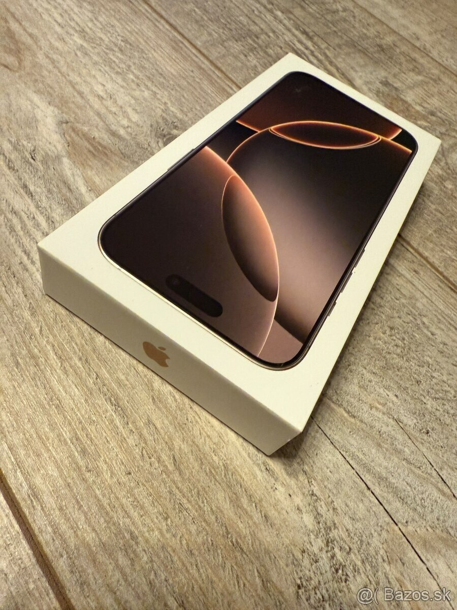 Predám zánovný Apple iPhone 16 Pro Max, 256GB