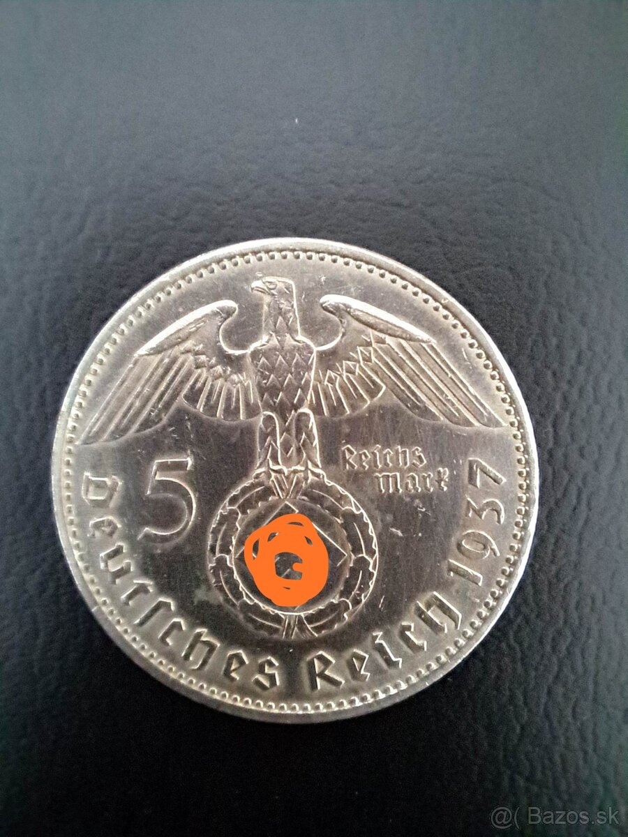 Strieborne mince Tretia ríša
