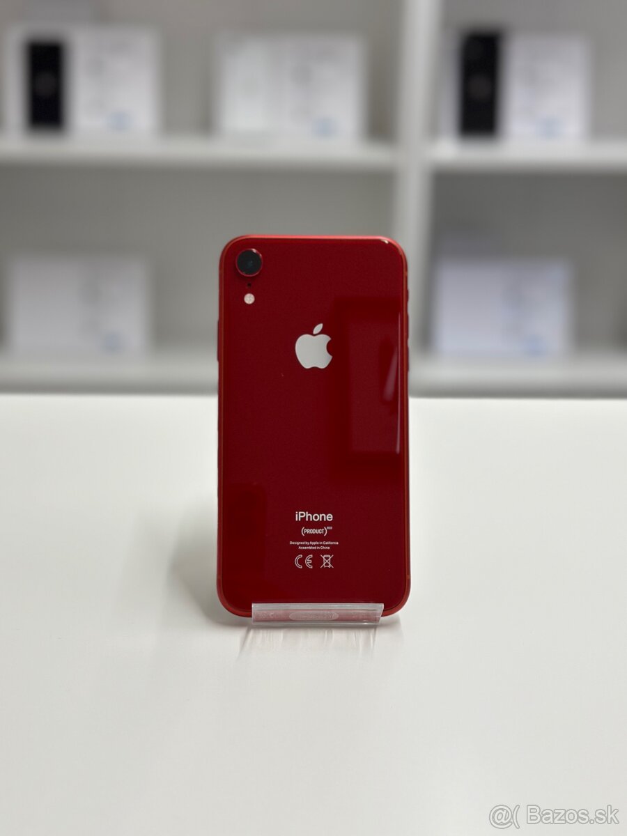 ZÁRUKA 1 ROK /  Apple iPhone XR 128GB Red, 100% ZDRAVIE