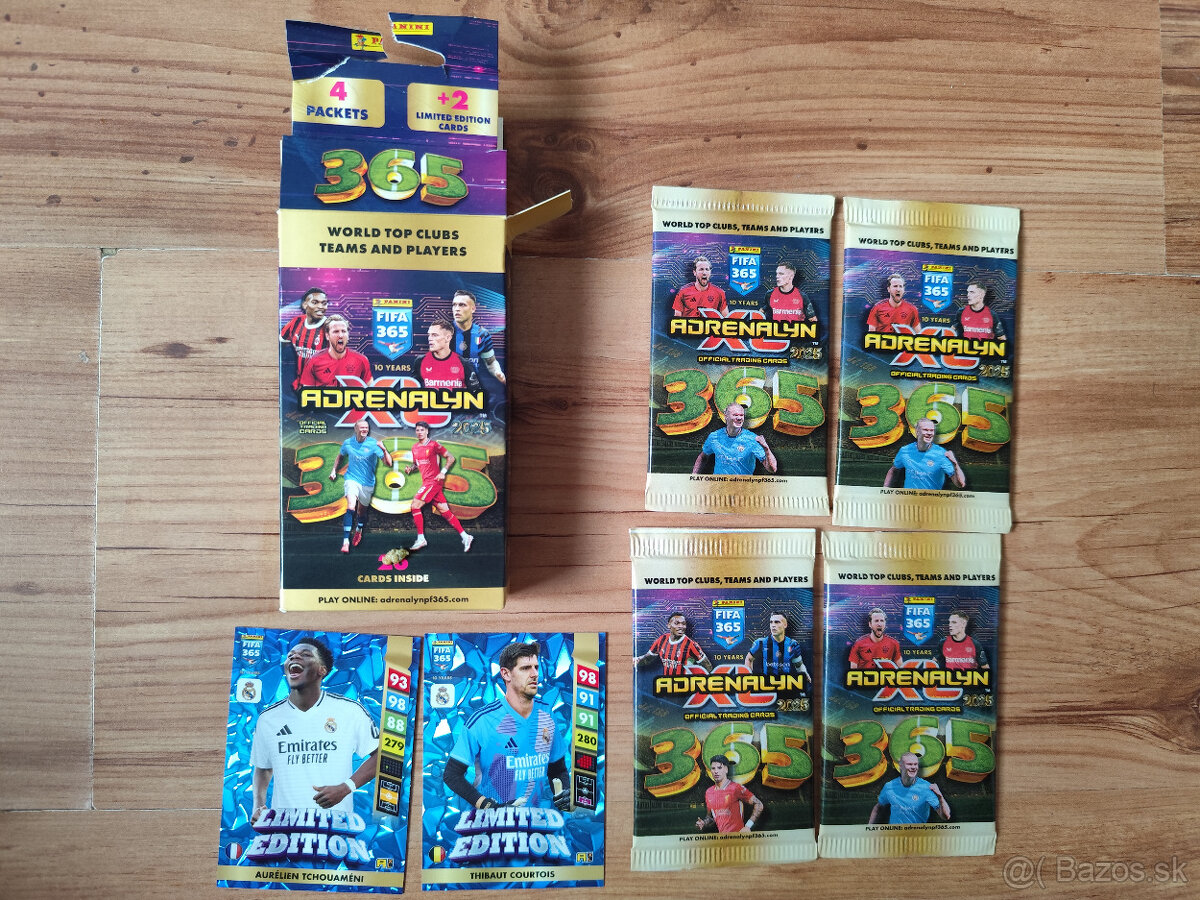 Futbalové kartičky Panini FIFA 365 2025 NEW - Eco Pack