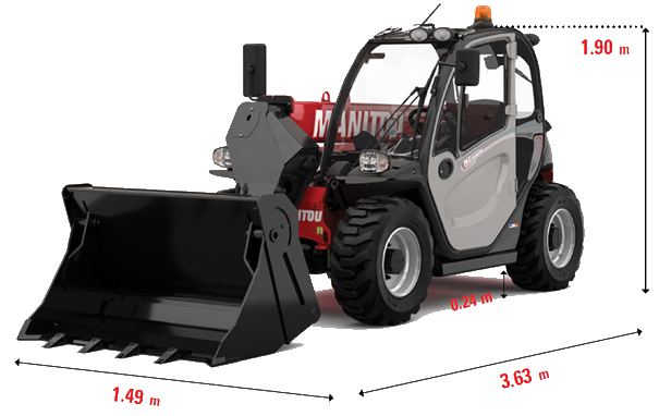 PRENÁJOM.    Manitou MT 420