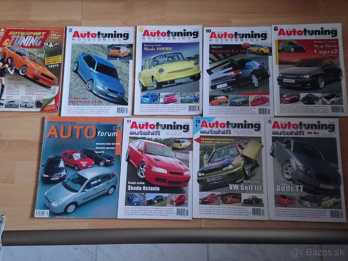 Časopisy Autotuning, Autosport&tuning- cena 0,50 € za kus