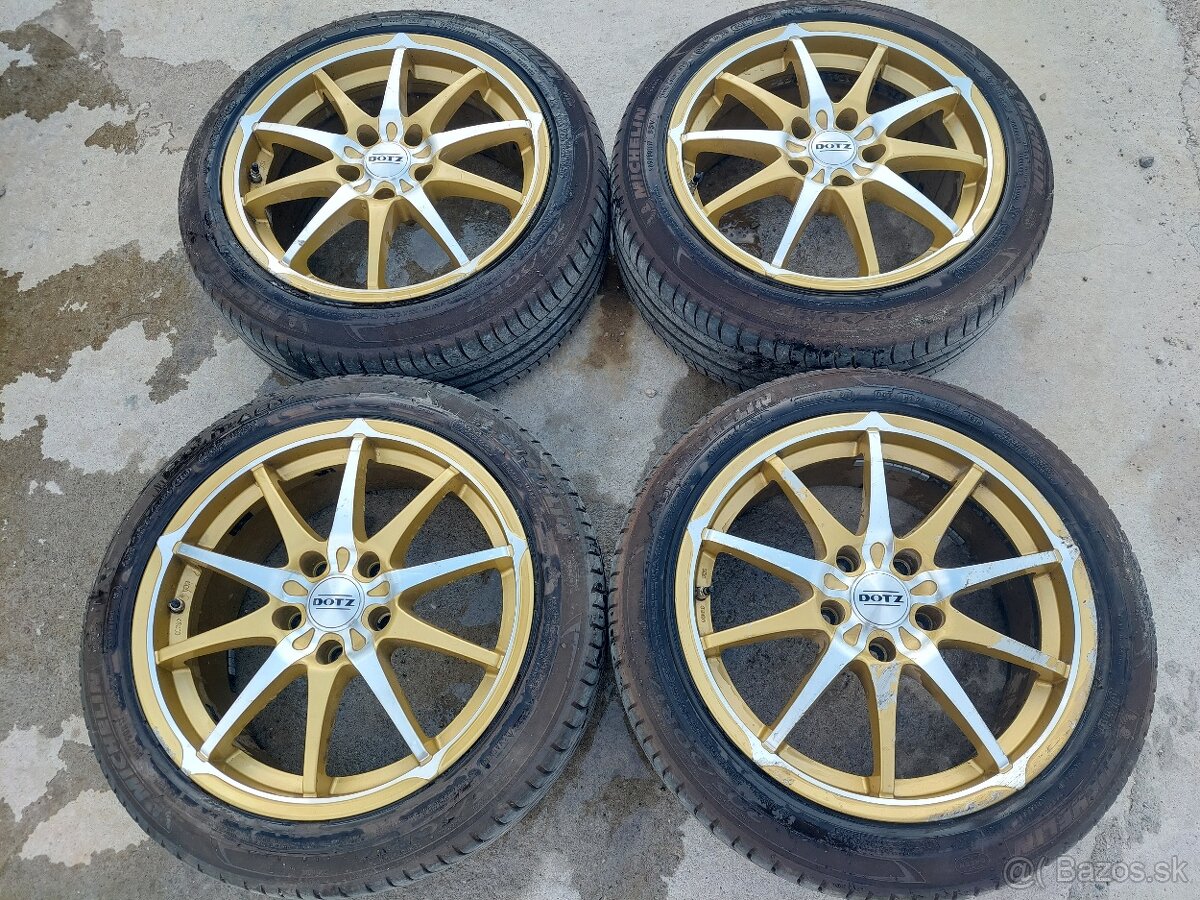 Predam sadu elektronov DOTZ Shuriken Gold 5x114,3 r17