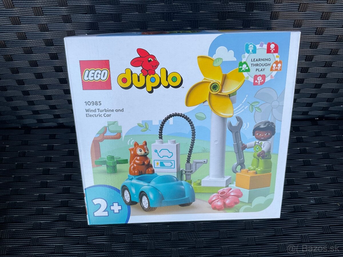 LEGO DUPLO 10985 Veterná turbína a elektromobil