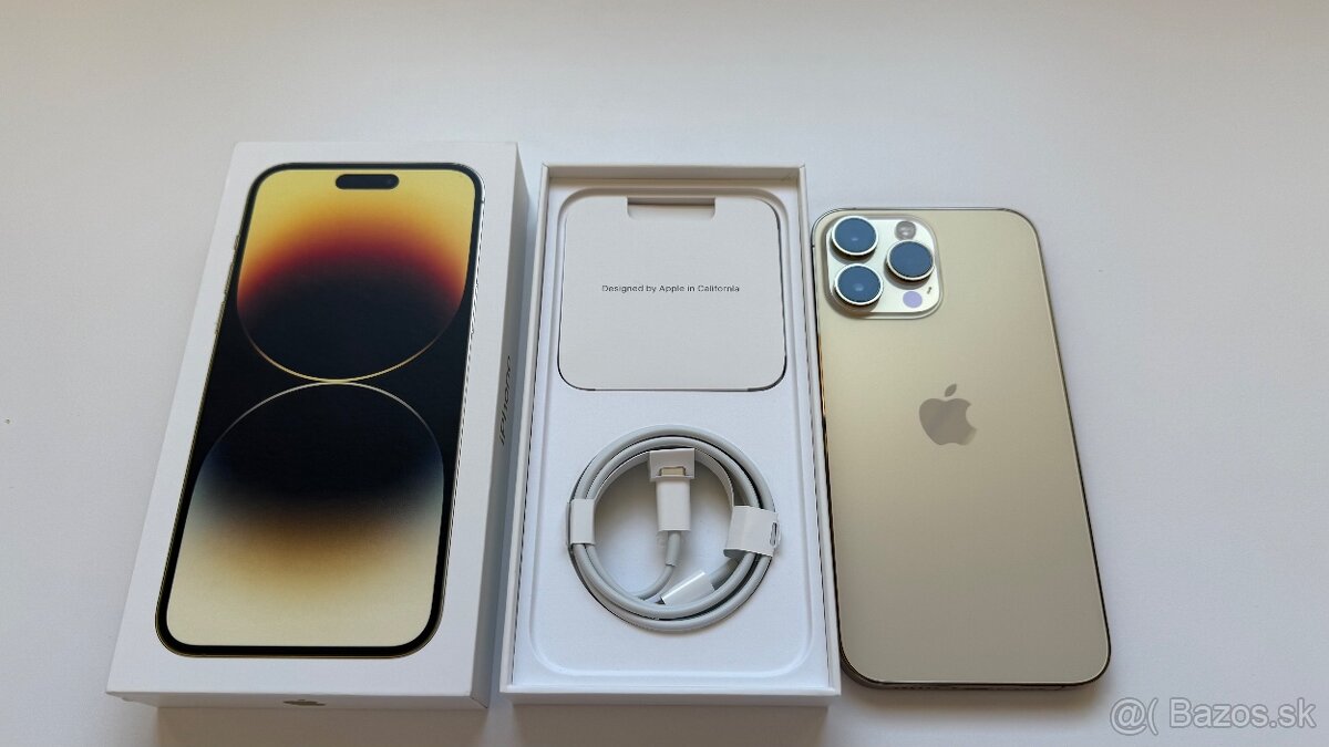 Apple iPhone 14 Pro Max 128GB Gold , ako nový