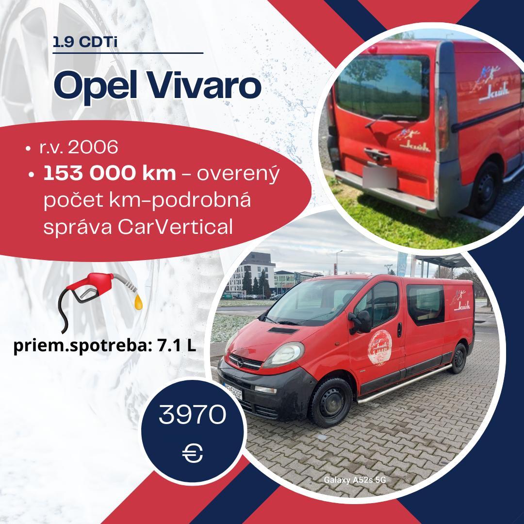 ✅ Opel Vivaro 1.9 CDTi