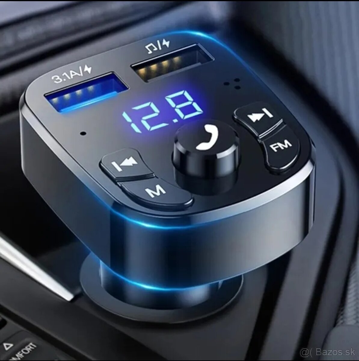 FM transmitter , bluetooth prijímač hudobný prehrávač do aut