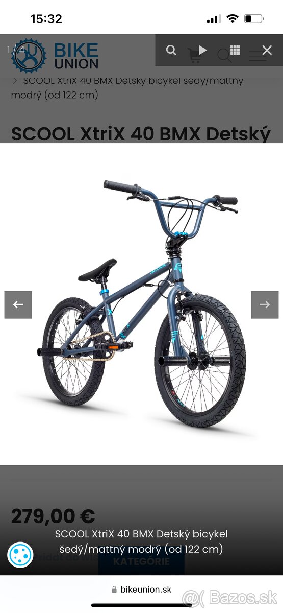 SCOOL XtriX 40 BMX Detský bicykel