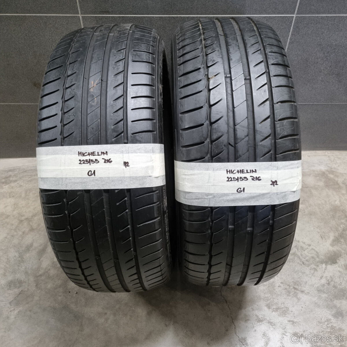 Letné pneumatiky pár 225/55 R16 MICHELIN