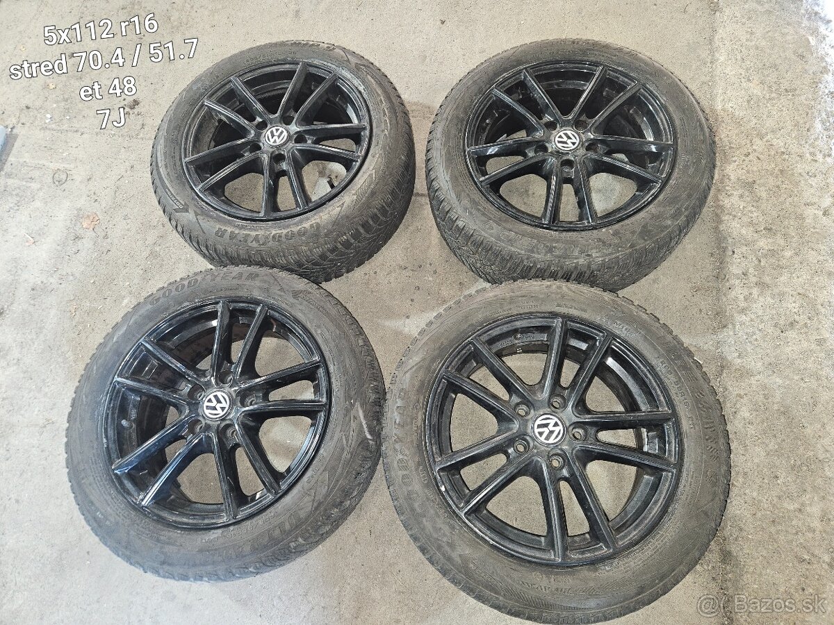 Kolesa 5x112 r16 zimne pneu 205/55 r16