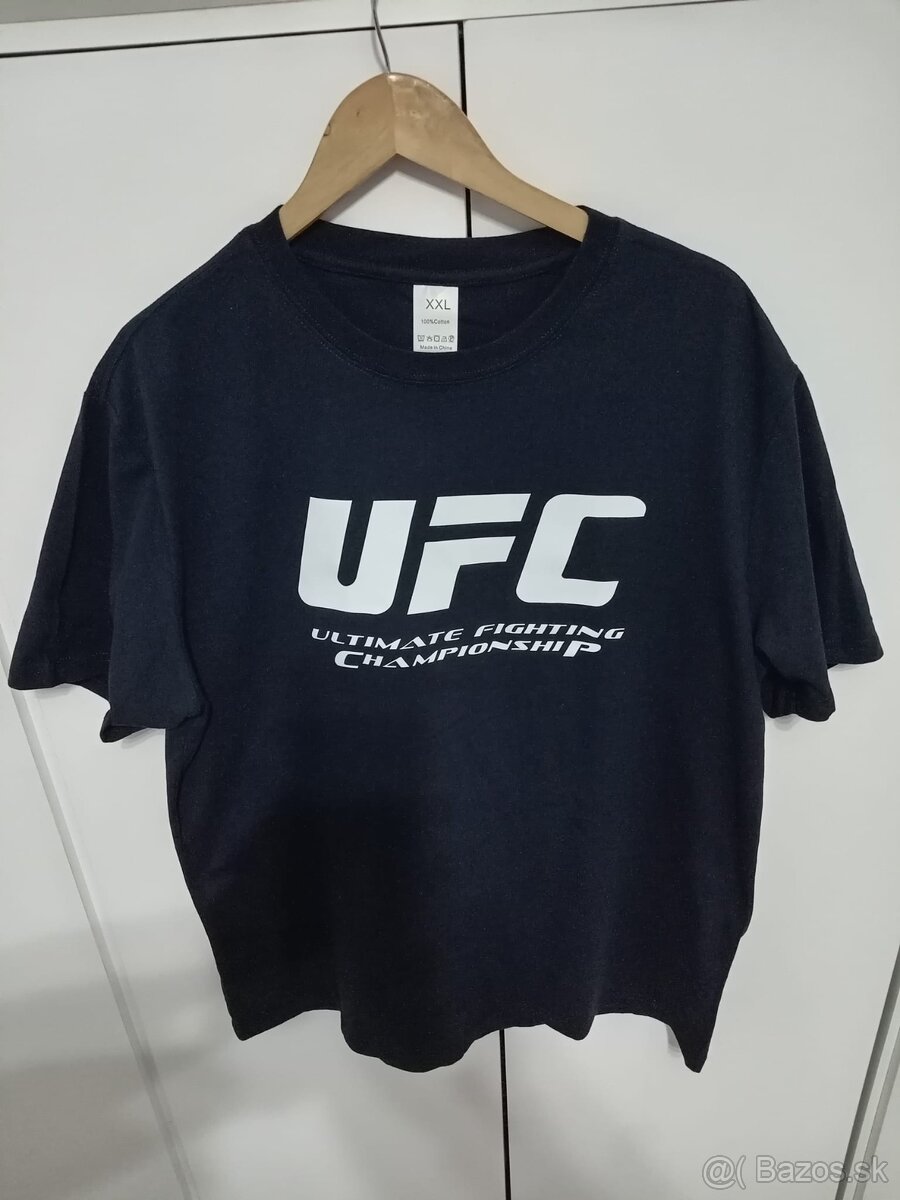 Tričko UFC bavlna,XXL veľkosť