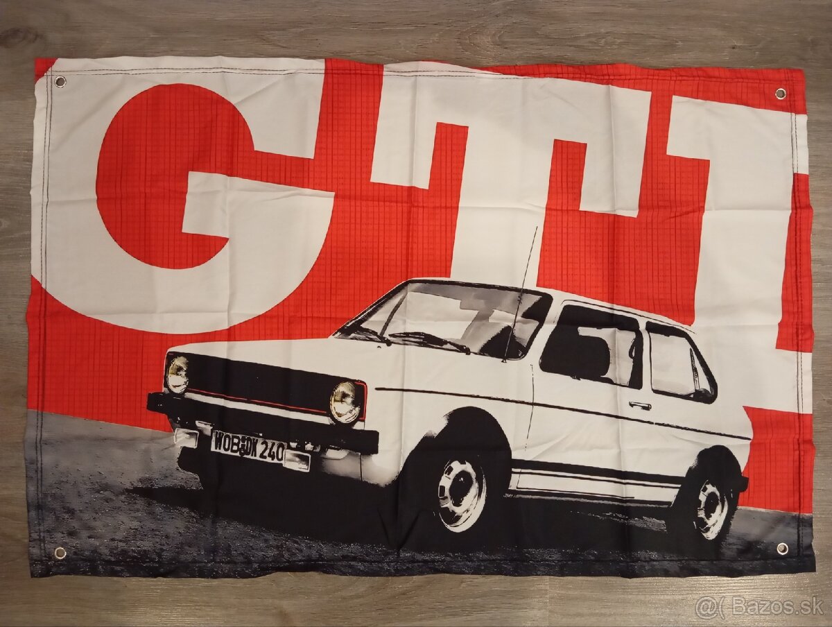 Vlajka VW Golf 1/mk1 GTI