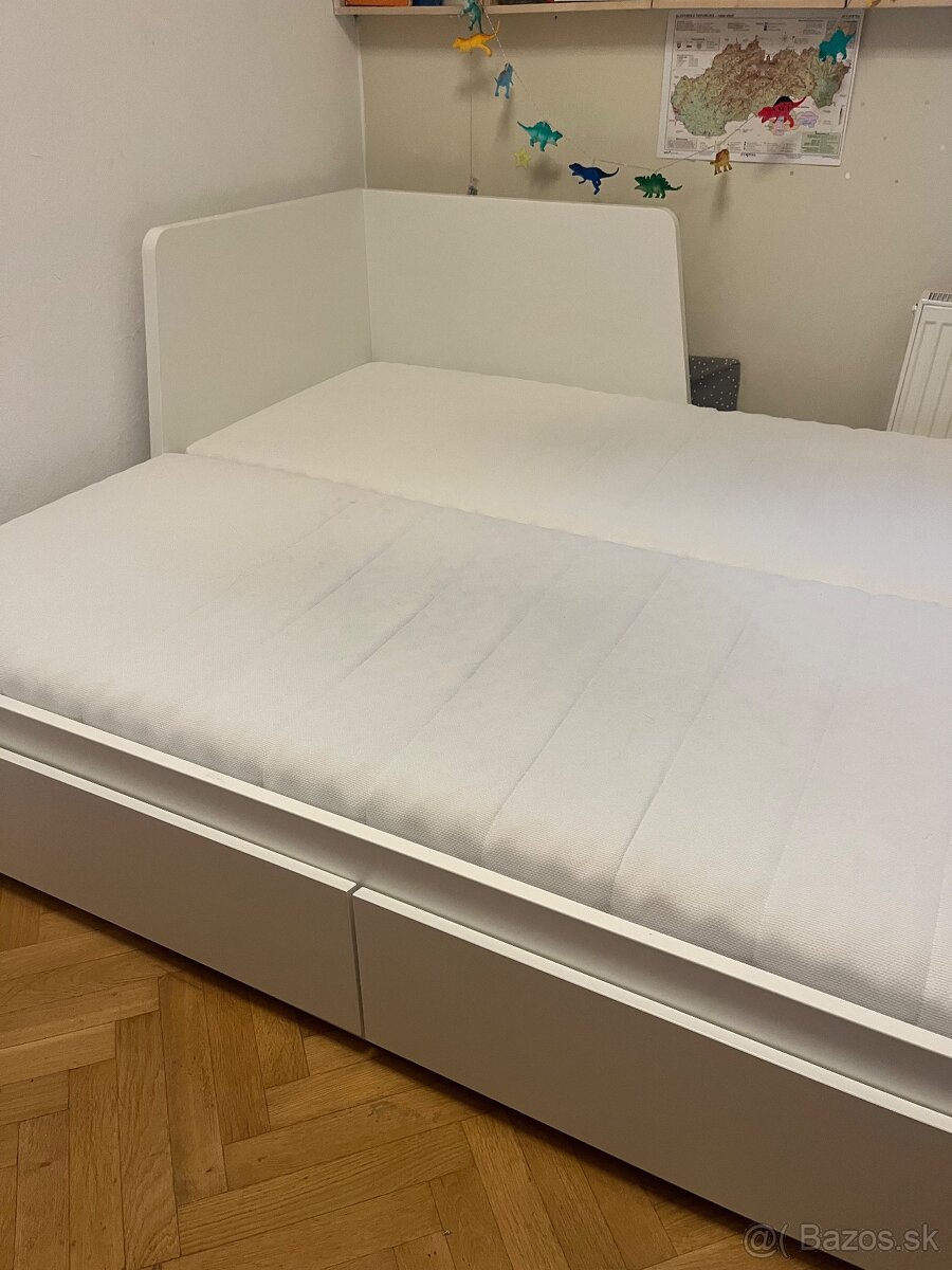 Postel ikea s matracmi v zaruke,povodna cena 578 eur