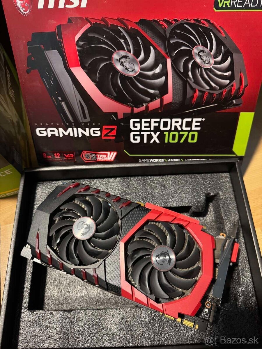 Predam Graf.Kartu MSI 1070ti Gaming Z 8GB