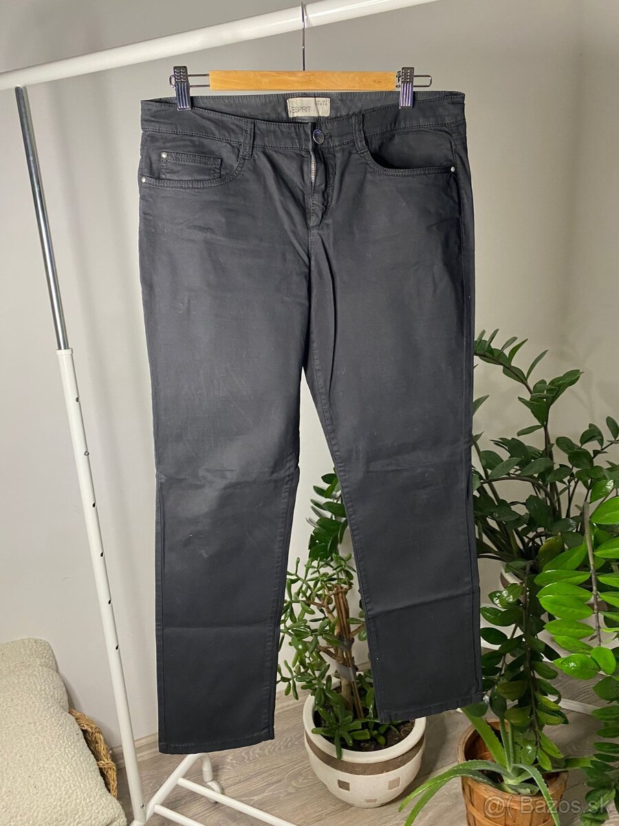 Čierne dámske jeans zn.Esprit v.38