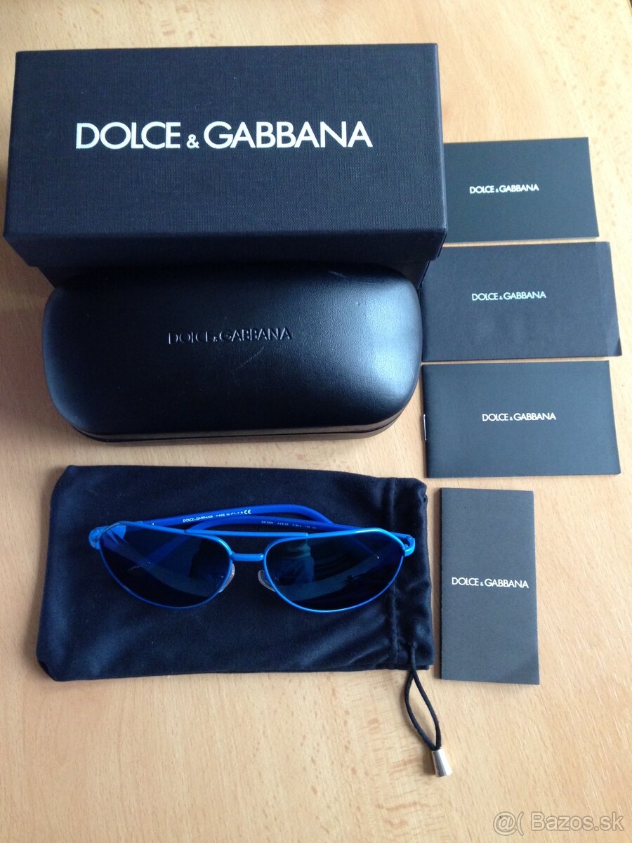 Nové slnečné okuliare DOLCE & GABBANA blue/blue DG2094