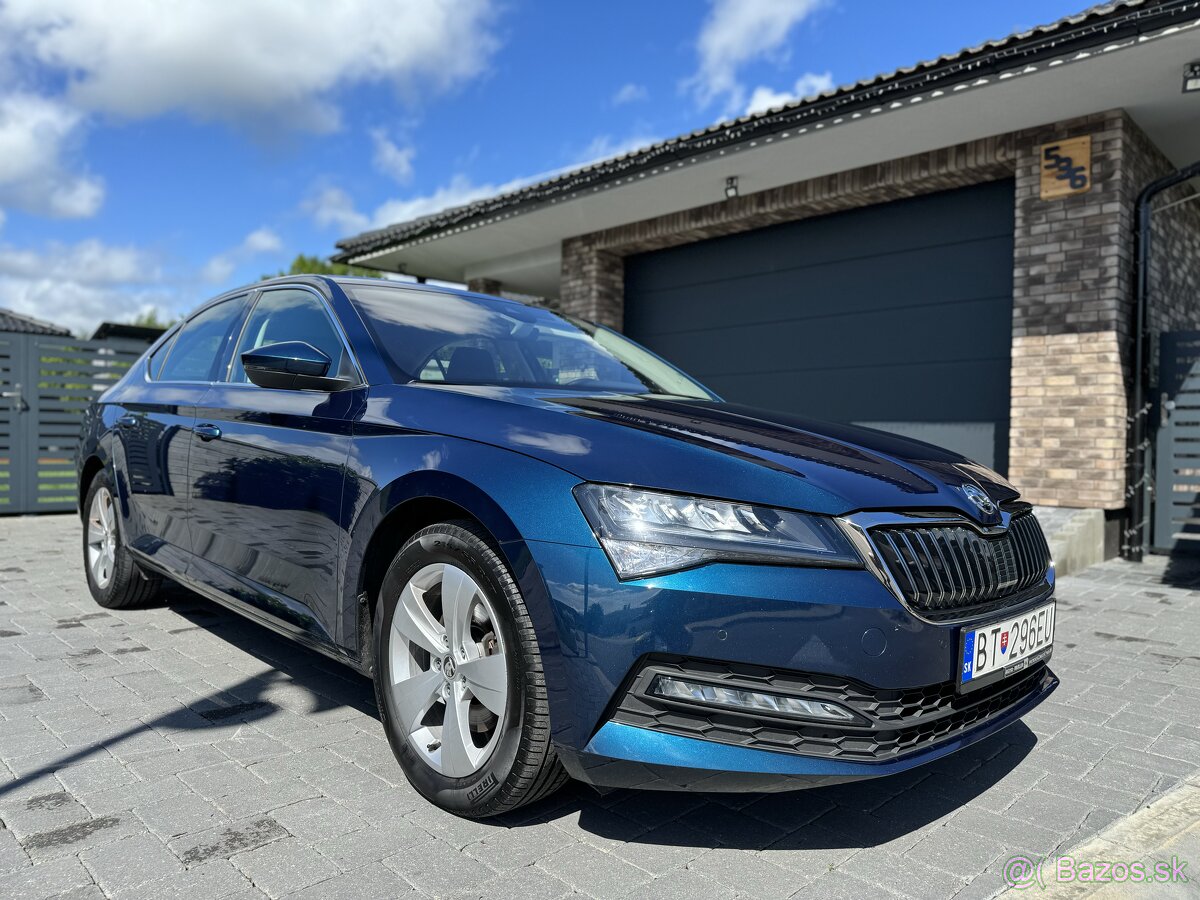 Škoda Superb 2.0 TDI 147kW, DSG, 2022, v záruke, odpocet DPH