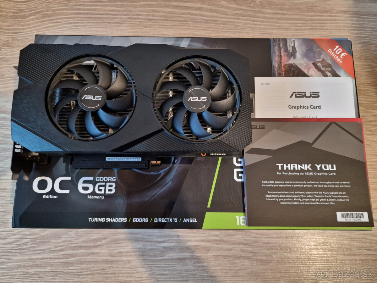 ASUS DUAL GTX 1660 SUPER EVO O6G