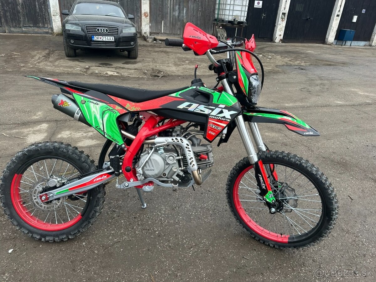 Predám čisto nový nejazdený Pitbike  ASIX DT190 190CM3 + El.