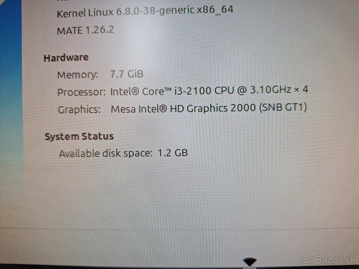 i3-2100 / 8GB RAM