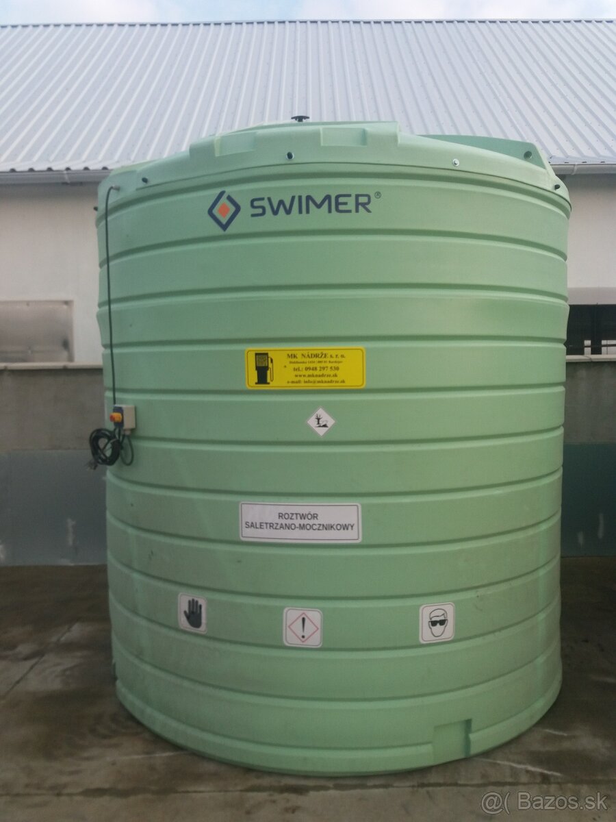 Dvojplášťová nádrž na tekuté hnojivo DAM 10 000L