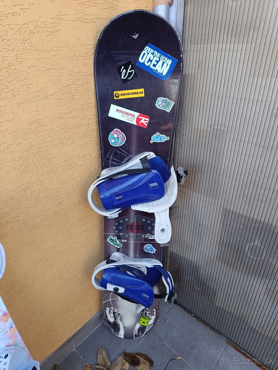 Snowboard + viazanie 145