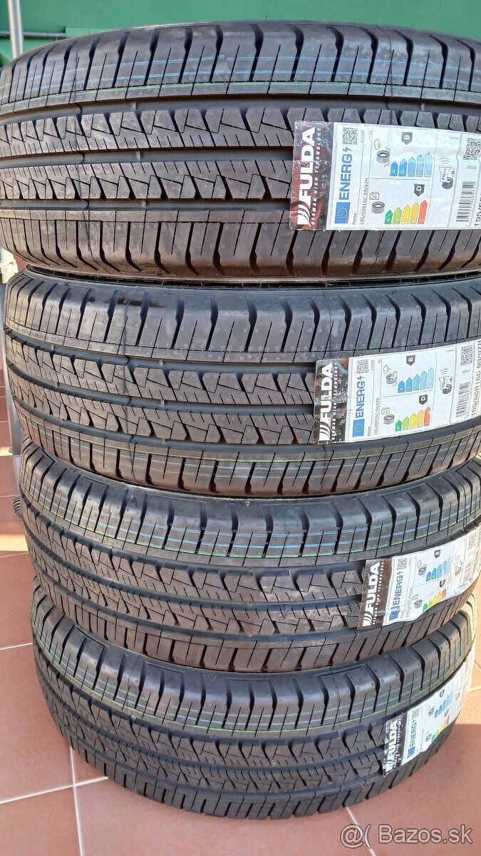 Predám nové letné pneumatiky FULDA 195/60 R16 C 99/97H.