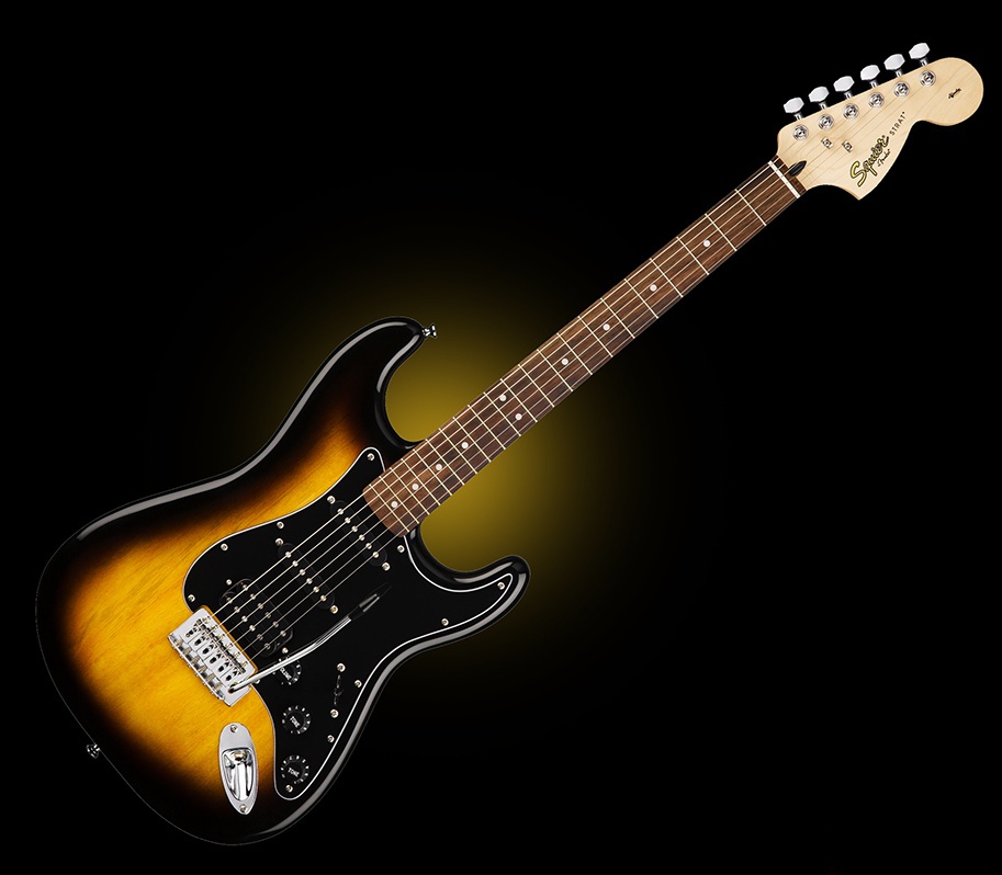 Fender Squier Affinity Strat HSS Brown Sunburst