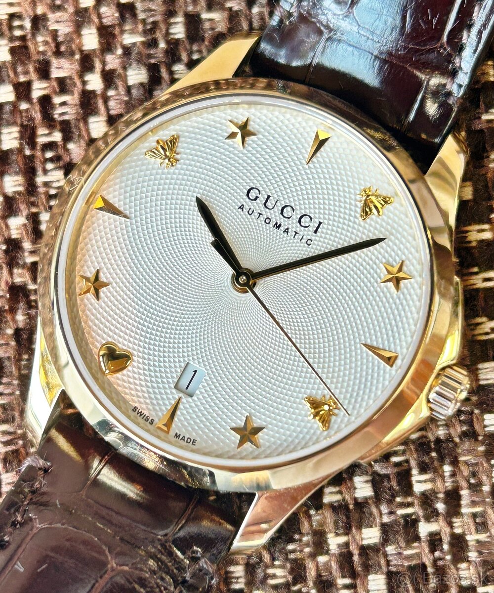 Mechanické hodinky Gucci G-Timeless YA126470 Unisex
