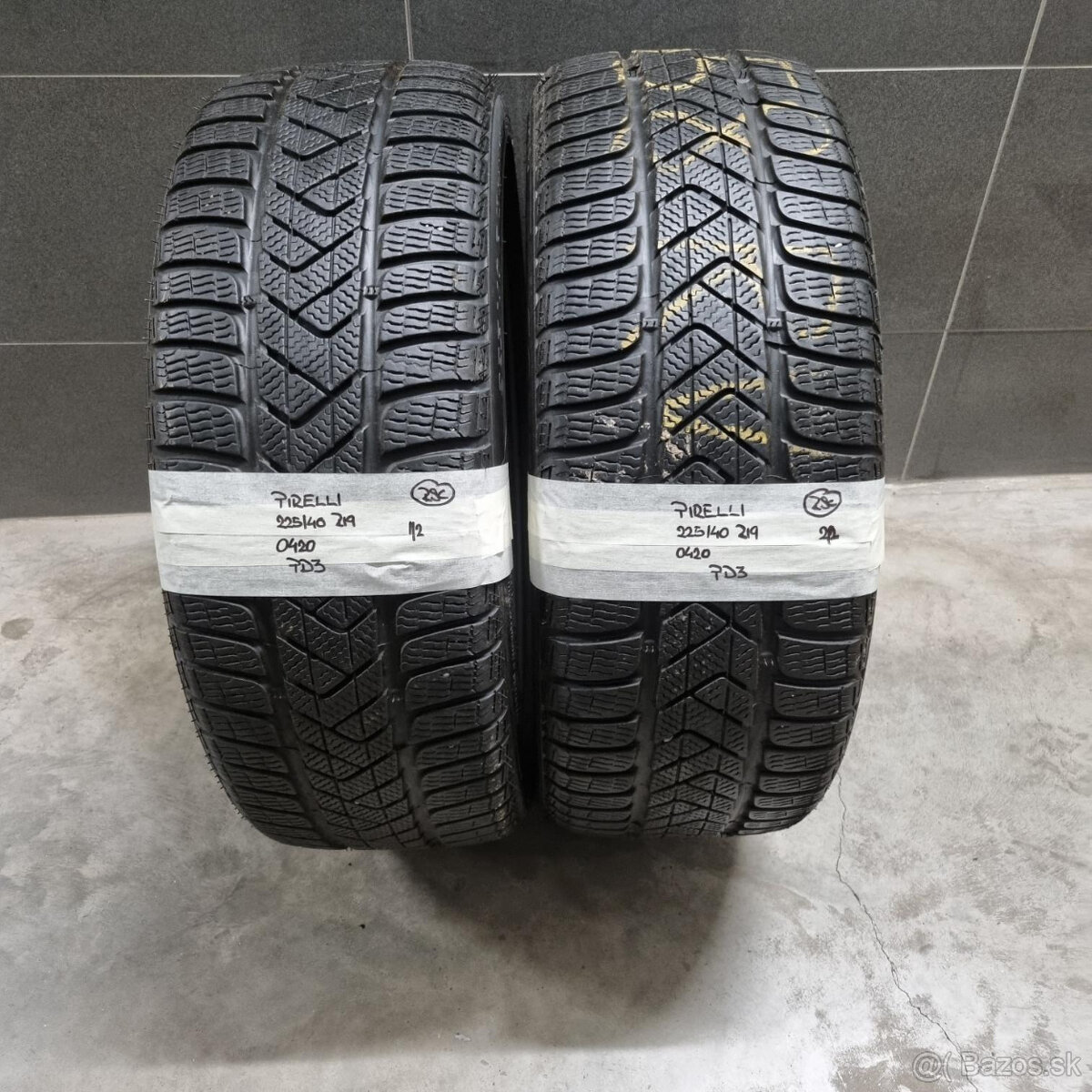 Zimné pneumatiky 225/40 R19 PIRELLI RSC DOT0420