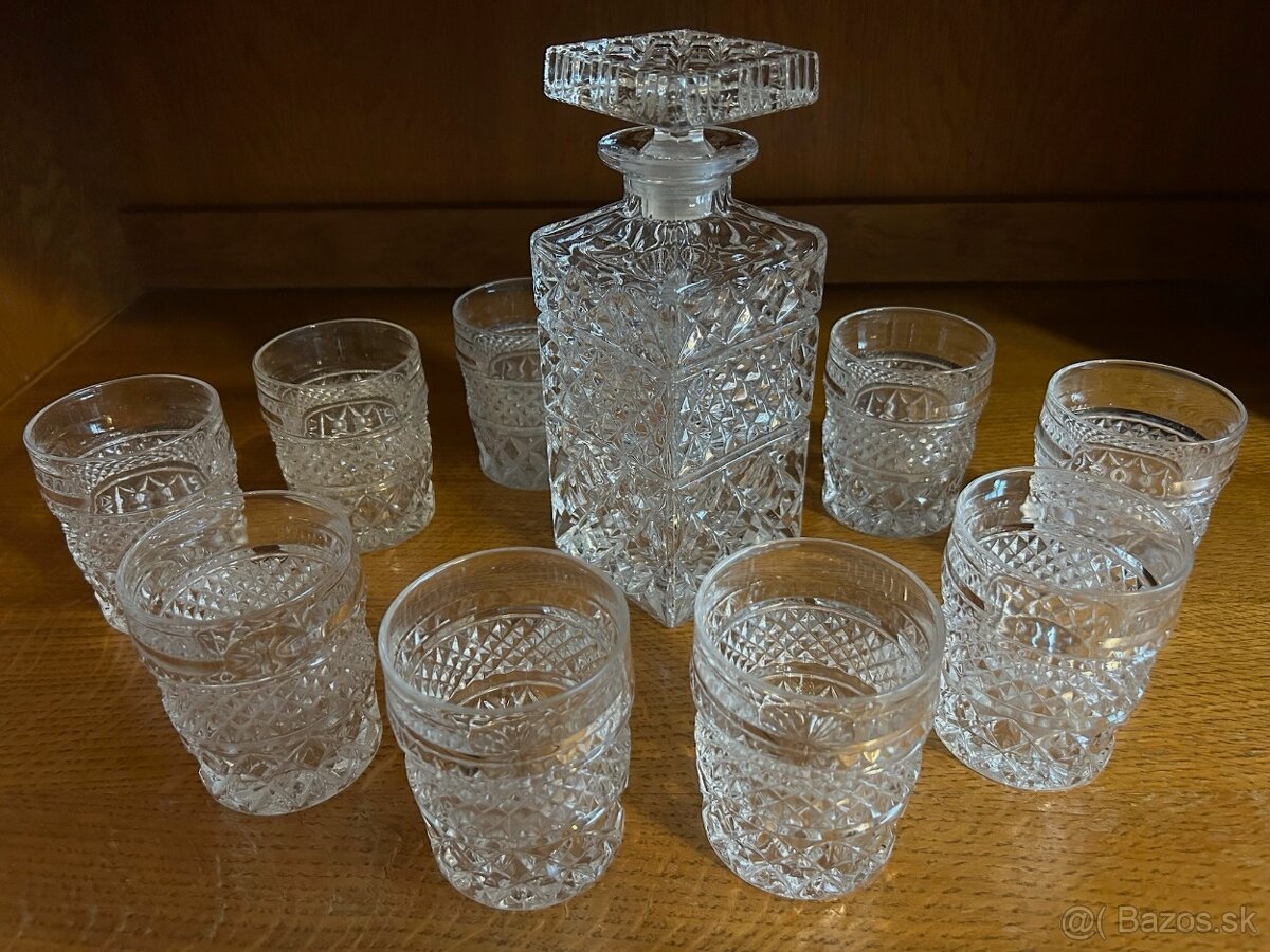 Krystalovy whisky set Crystal Bohemia Madison