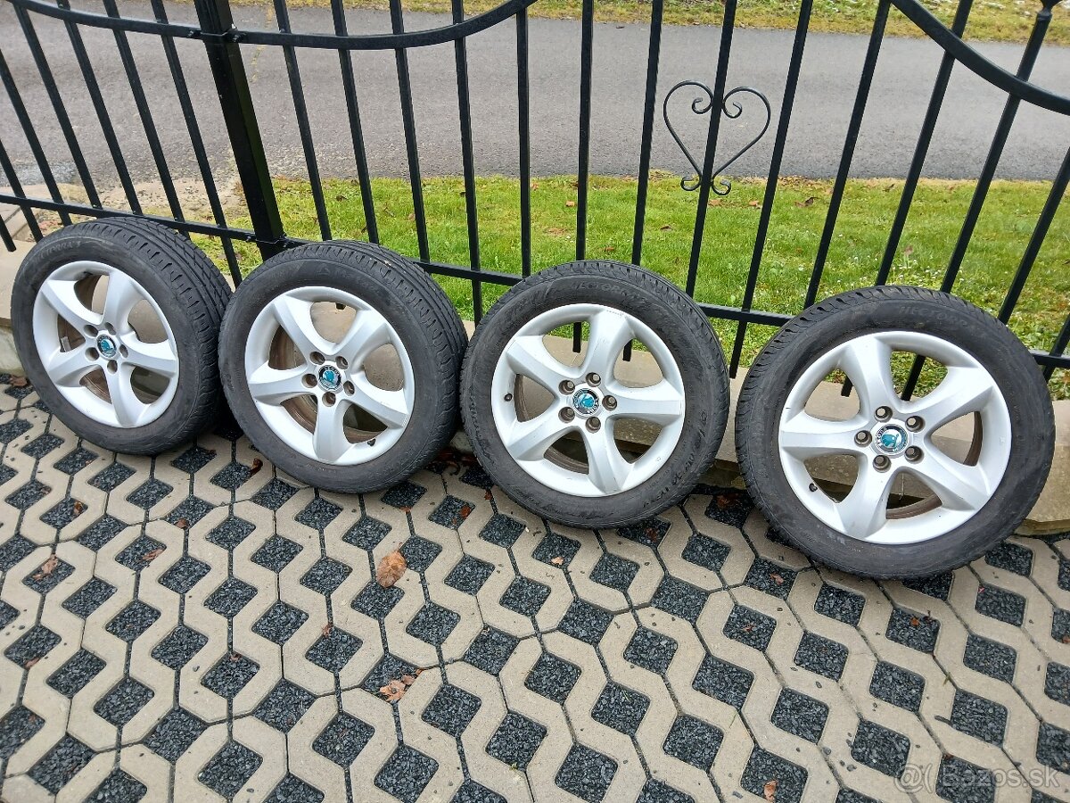 5x100 R 15 Elektróny Škoda