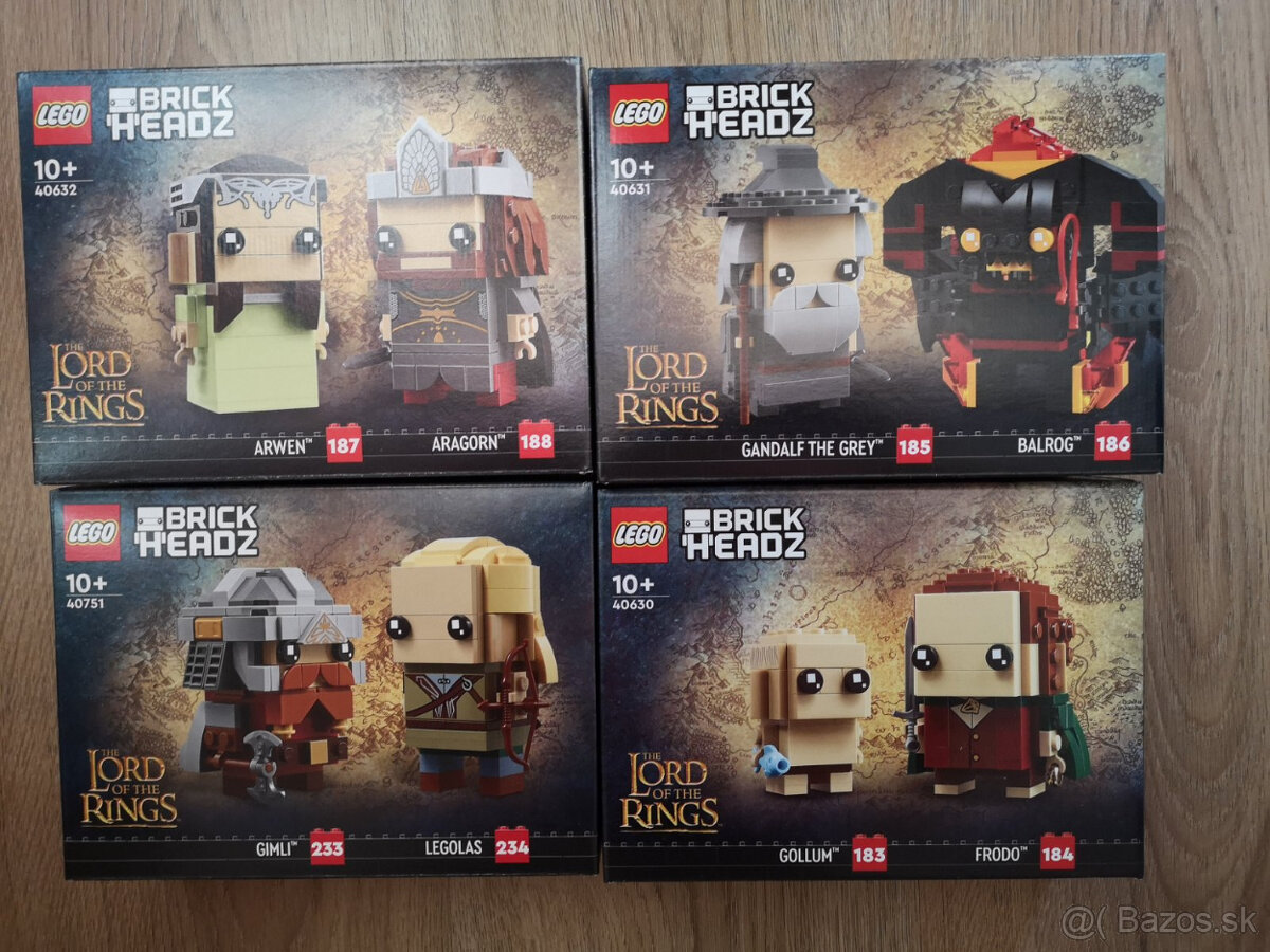 Lego Brickheadz The Lord of the Rings - nové