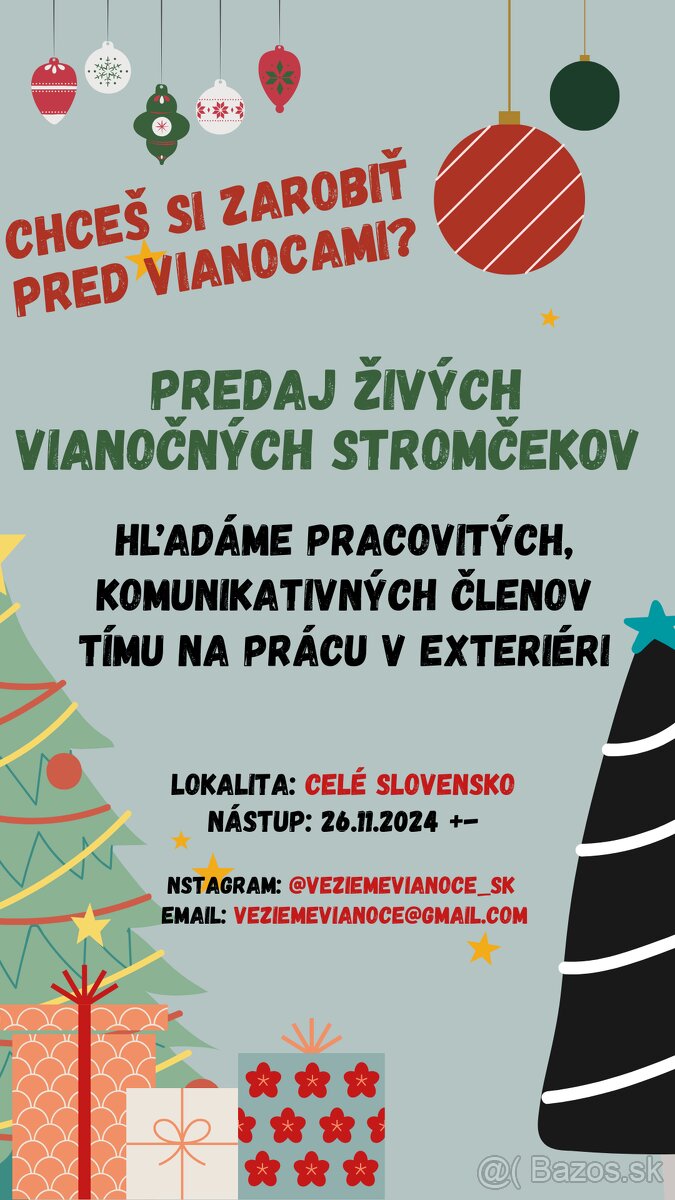 Predaj vianočných stromčekov