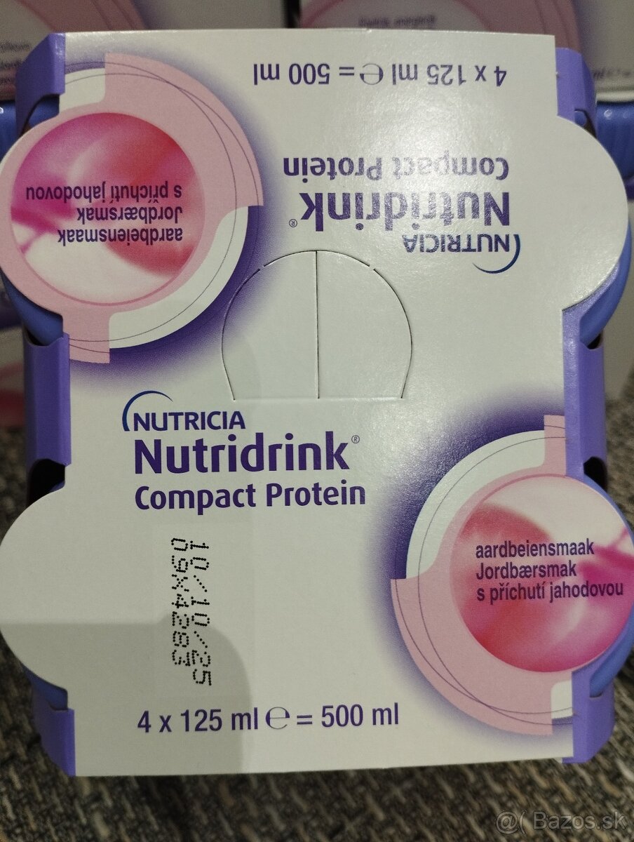 Nutridrink compact proteín - JAHODA