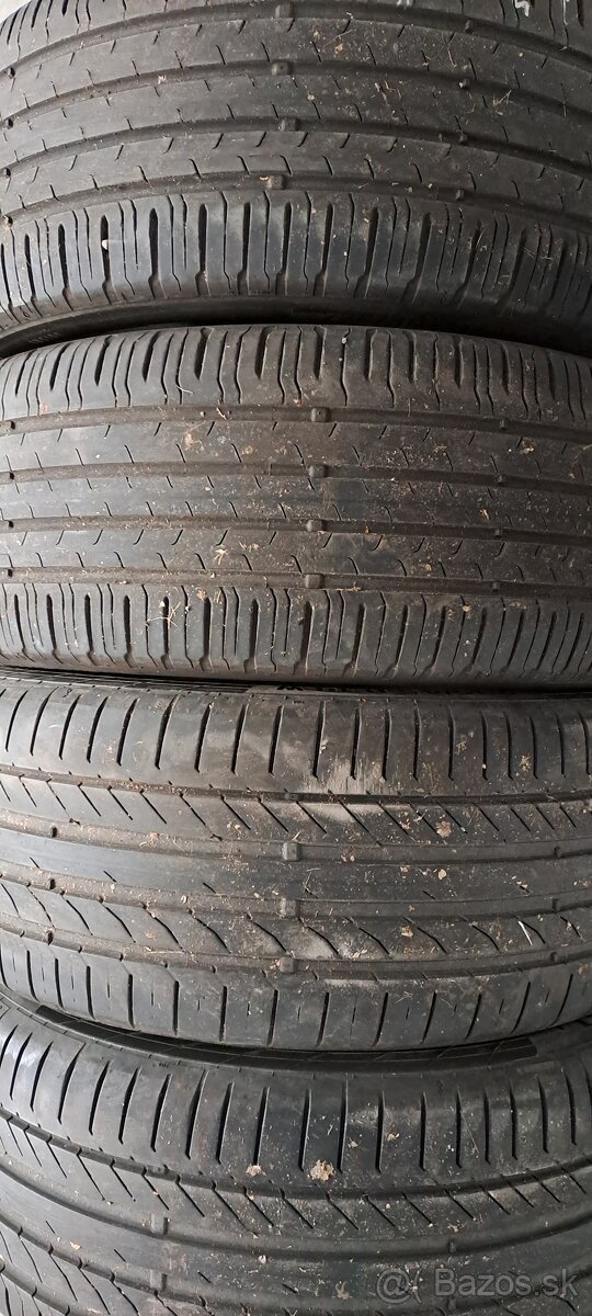 Predám 4ks jazdené letné 235/45r18-94W Continental