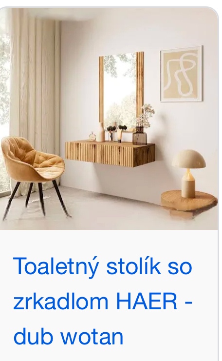 Toaletný stolík