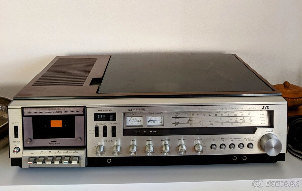 JVC MF-33 HI-FI  3 IN 1 MUSIC SYSTEM